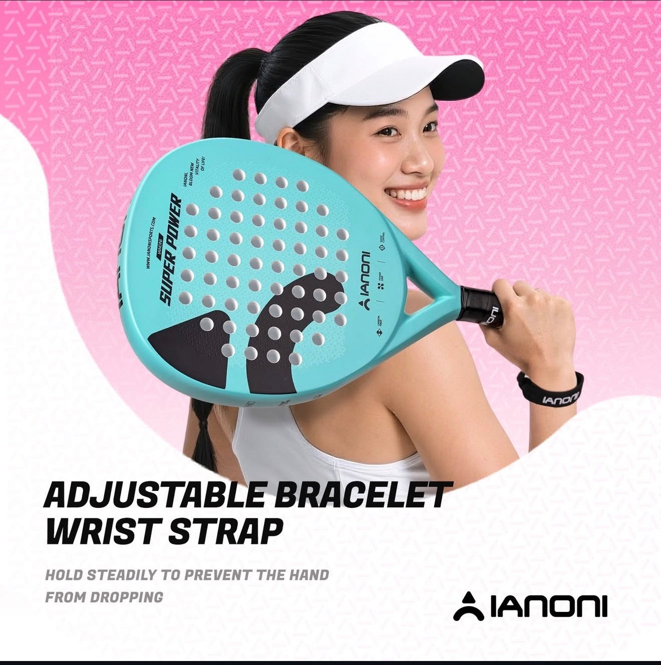 IANONI Padel Racket Superpower Blue Advanced