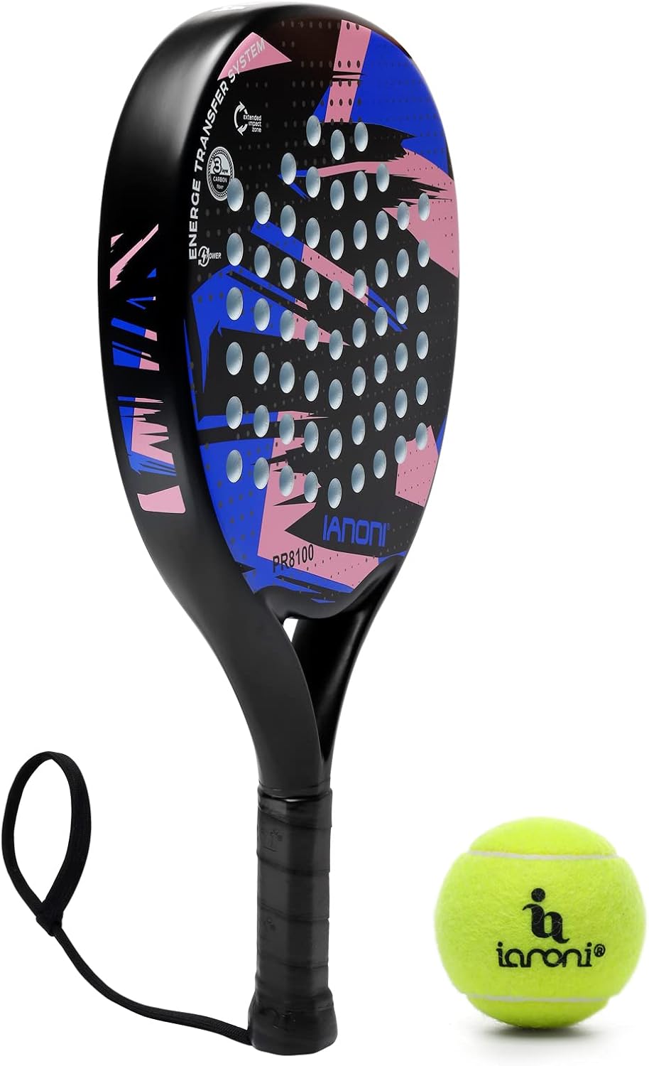 IANONI Padel PR8100 Blue and Pink