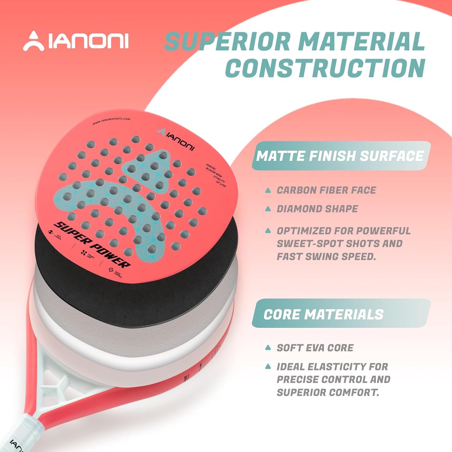 IANONI Padel Superpower Watermelon Red Advanced