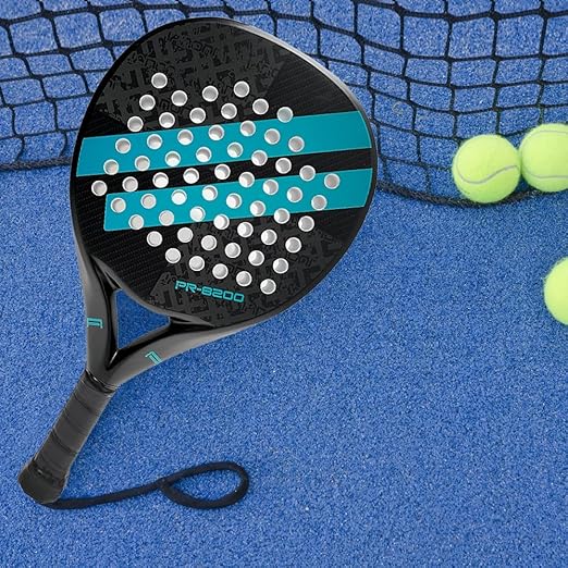 IANONI PR8200 Padel Racket | Carbon Fiber Beginner Racket | Blue