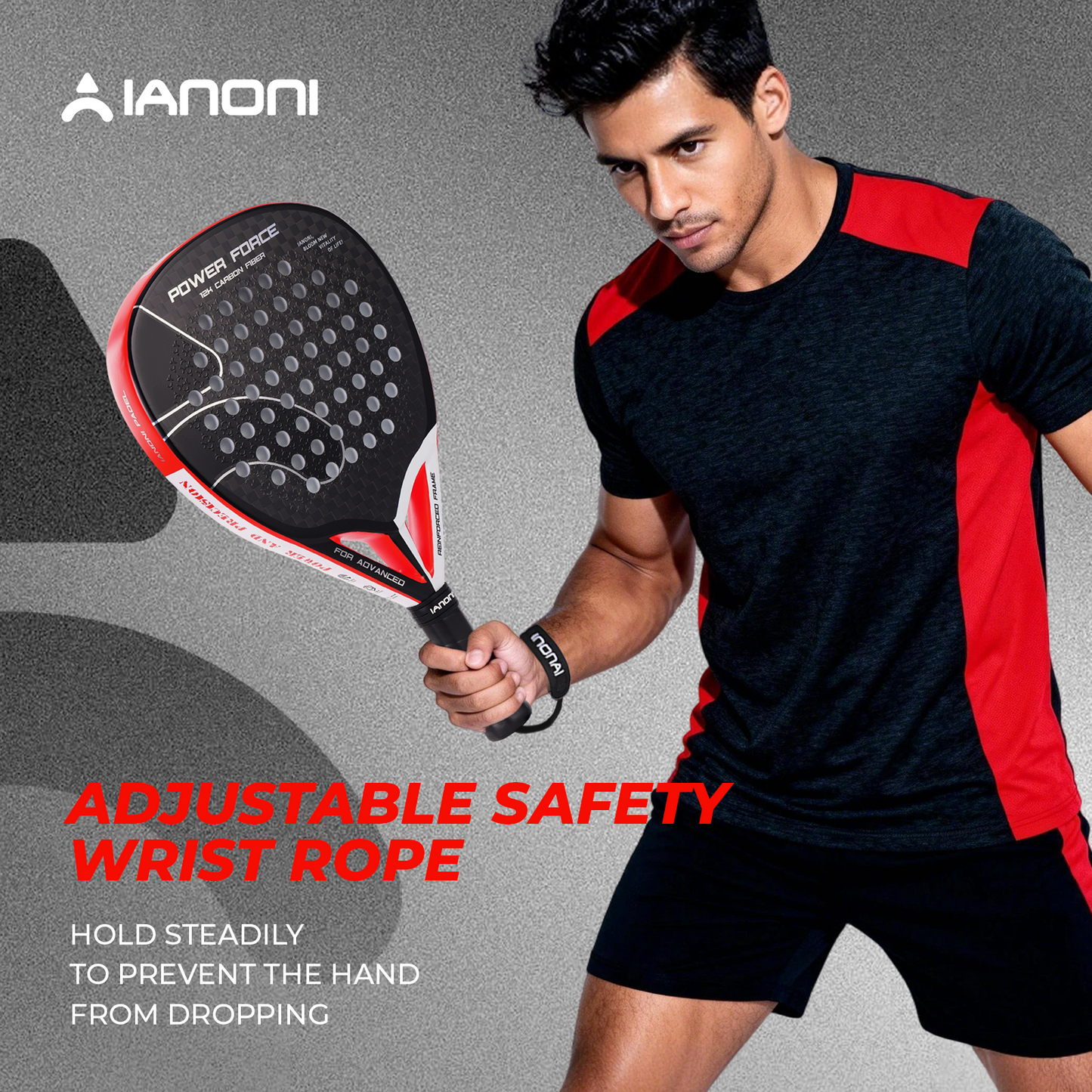 IANONI Padel Power Force Red Professional