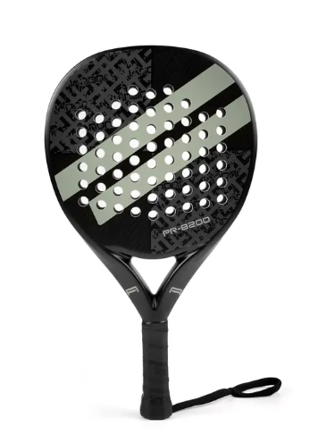 IANONI PR8200 Padel Racket | Carbon Fiber Beginner Racket | Grey
