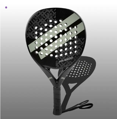 IANONI PR8200 Padel Racket | Carbon Fiber Beginner Racket | Grey