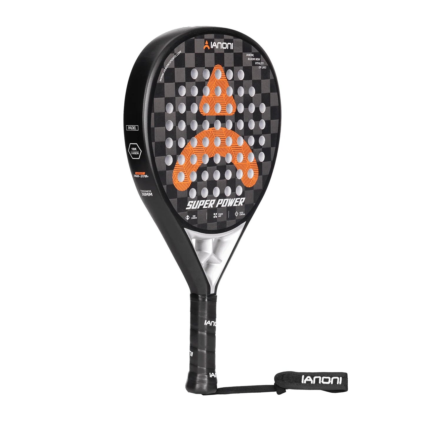 IANONI Padel Super Power Black/Orange Professional