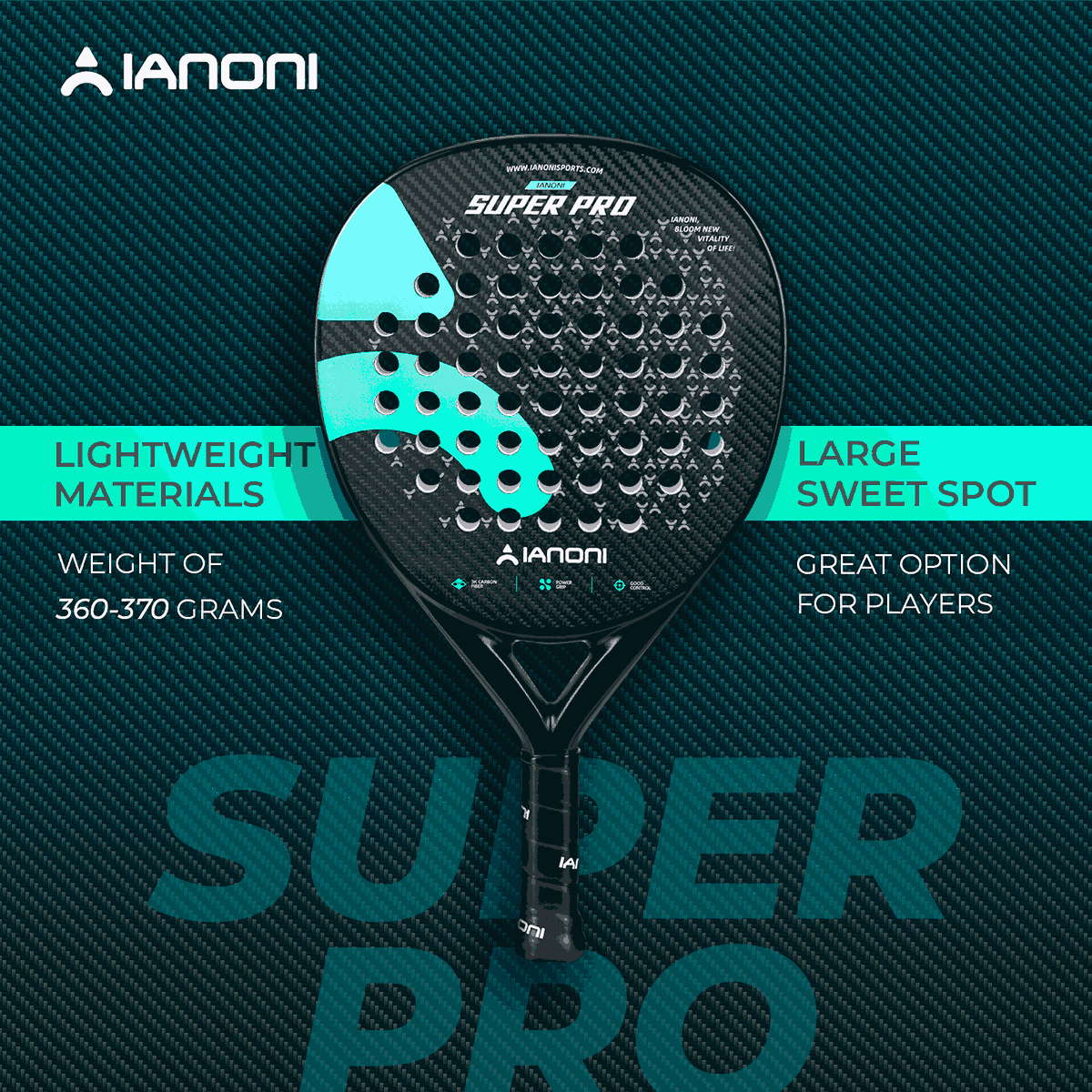 IANONI Padel Super Pro Blue Professional